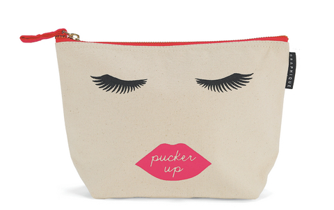 Zip Pouch-Big: Big Pucker Up - Großer modischer Reißverschlussbeutel -  Graphique de France