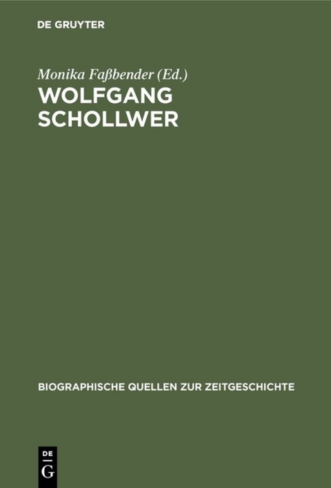 Wolfgang Schollwer - 