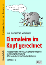 Einmaleins im Kopf gerechnet - Jörg Krampe, Rolf Mittelmann