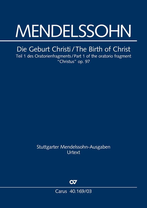Christus (Klavierauszug) - Felix Mendelssohn Bartholdy