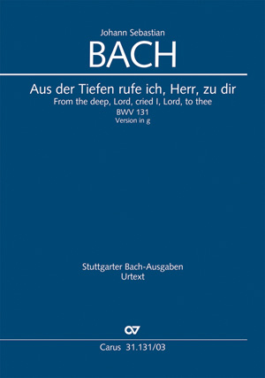 Aus der Tiefen rufe ich, Herr, zu dir (Klavierauszug) - Johann Sebastian Bach