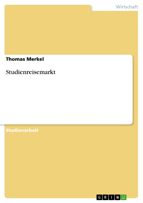 Studienreisemarkt - Thomas Merkel