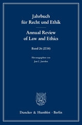 Jahrbuch für Recht und Ethik - Annual Review of Law and Ethics. - 