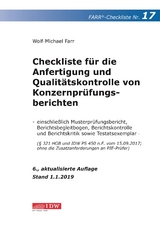Farr, Checkliste 17 (Konzernprüfungsbericht), 6. A. - Farr, Wolf-Michael