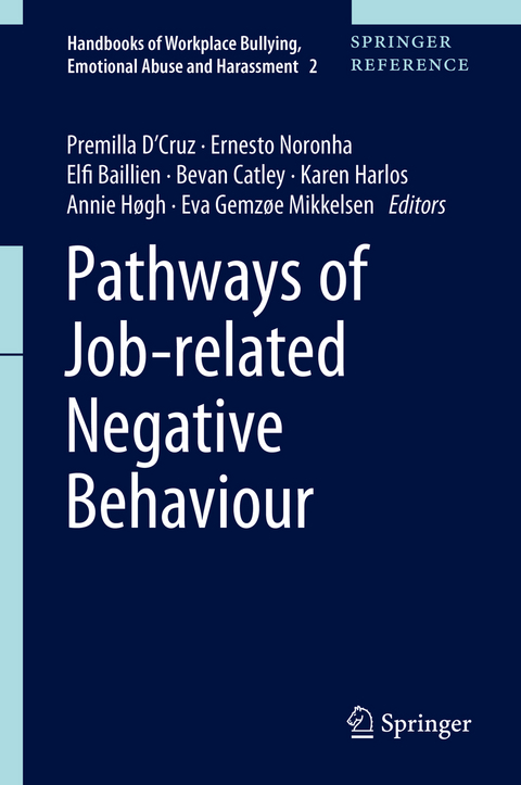 Pathways of Job-related Negative Behaviour - 