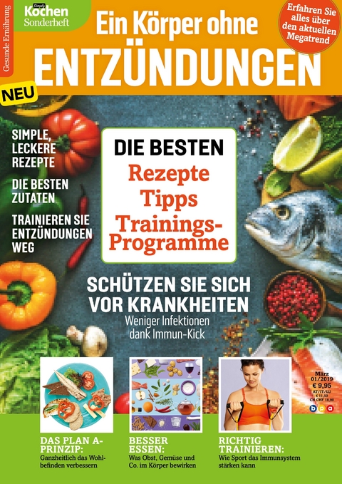 Simply Kochen Sonderheft - Ein Körper ohne Entzündungen - Oliver Buss