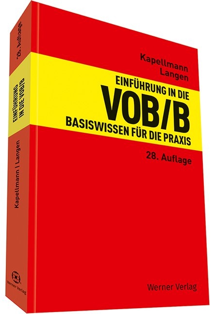 Einführung in die VOB/B - Klaus D. Kapellmann, Werner Langen