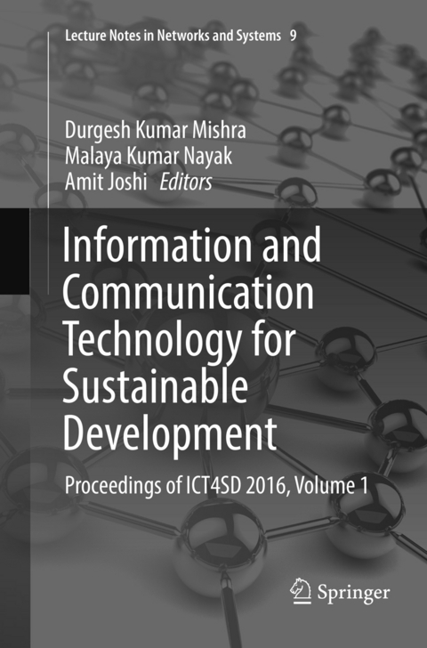 Information and Communication Technology for Sustainable Development - 