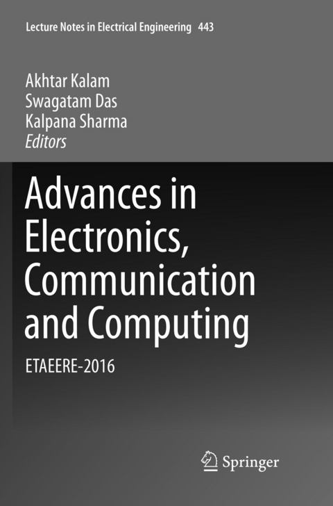 Advances in Electronics, Communication and Computing - 