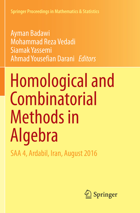 Homological and Combinatorial Methods in Algebra - 