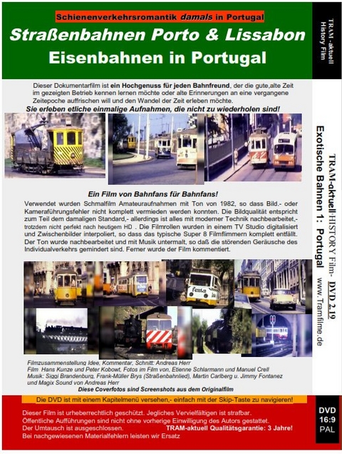 Bahnromantik - damals in Portugal (1982) - Andreas Herr