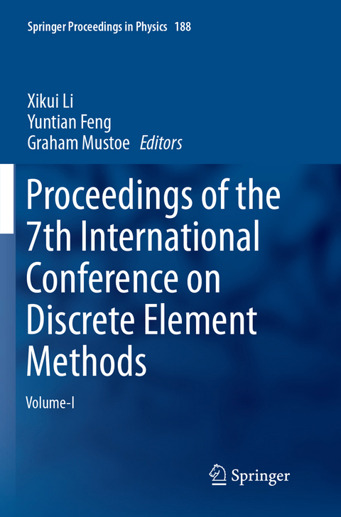 Proceedings of the 7th International Conference on Discrete Element Methods - 