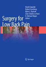 Surgery for Low Back Pain - 