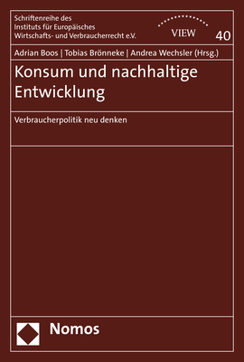 Konsum und nachhaltige Entwicklung - 