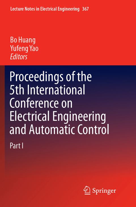 Proceedings of the 5th International Conference on Electrical Engineering and Automatic Control - 