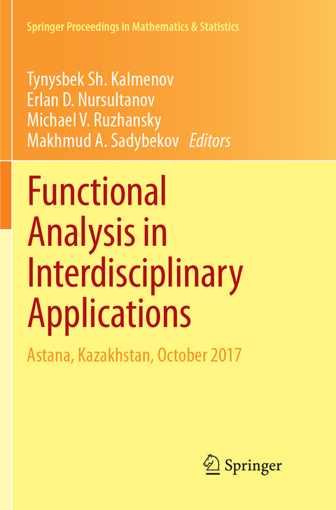 Functional Analysis in Interdisciplinary Applications - 