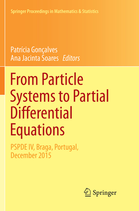 From Particle Systems to Partial Differential Equations - 