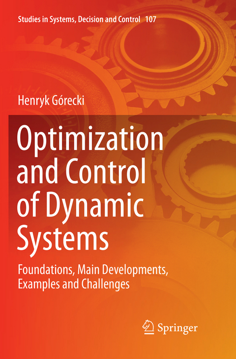 Optimization and Control of Dynamic Systems - Henryk Górecki