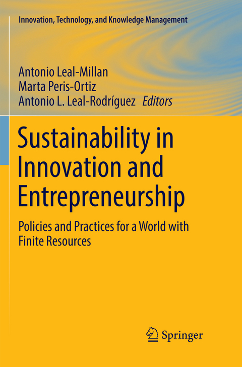 Sustainability in Innovation and Entrepreneurship - 