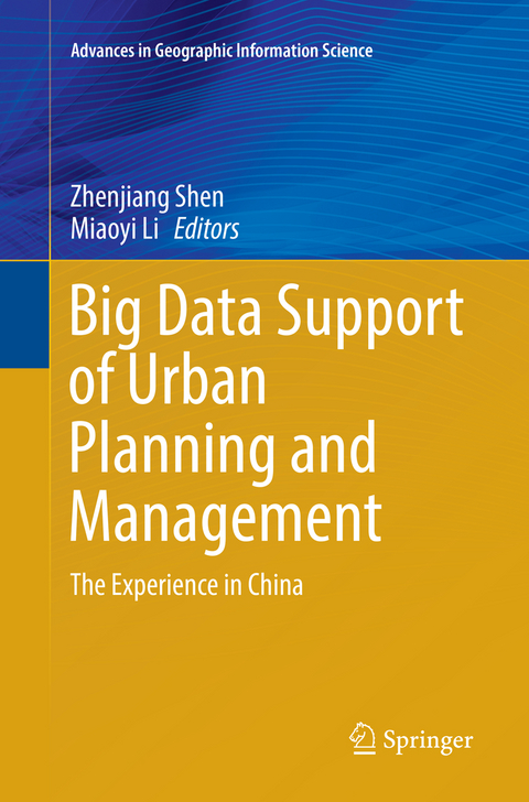 Big Data Support of Urban Planning and Management - 