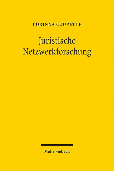 Juristische Netzwerkforschung - Corinna Coupette