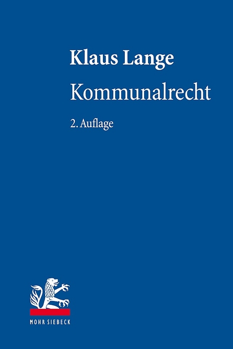 Kommunalrecht - Klaus Lange