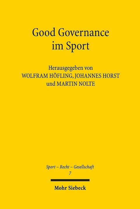 Good Governance im Sport - 