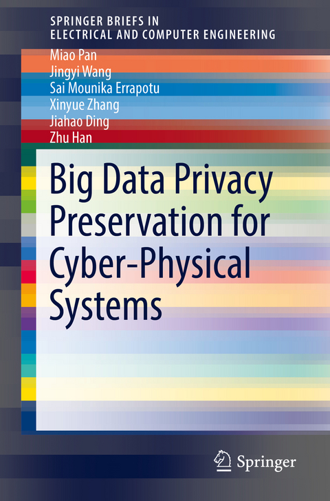 Big Data Privacy Preservation for Cyber-Physical Systems - Miao Pan, Jingyi Wang, Sai Mounika Errapotu, Xinyue Zhang, Jiahao Ding, Zhu Han