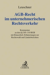 AGB-Recht im unternehmerischen Rechtsverkehr - 