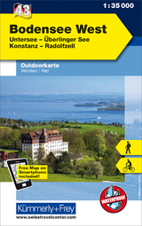 Bodensee West Nr. 43 Outdoorkarte Deutschland 1:35 000 - 