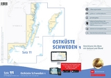 Sportbootkarten Satz 11: Ostküste Schweden 1 (Ausgabe 2019/2020) - 