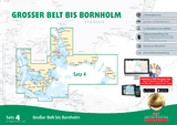 Sportbootkarten Satz 4: Großer Belt bis Bornholm (Ausgabe 2019) - 
