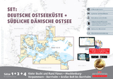 Sportbootkarten Satz 1, 2 und 4 Set: Deutsche Ostsee und Südliche Dänische Ostsee (Ausgabe 2019) - 