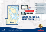 Sportbootkarten Satz 1: Kieler Bucht und Rund Fünen (Ausgabe 2019) - Agency, Danish Geodata