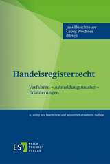 Handelsregisterrecht - Fleischhauer, Jens; Wochner, Georg