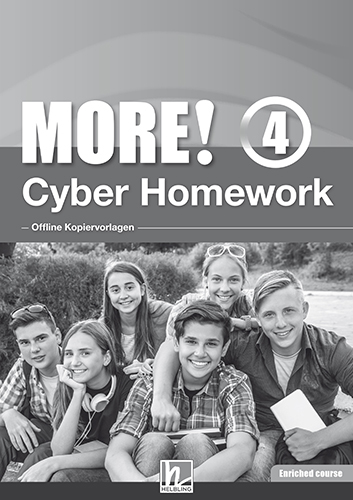 MORE! 4 Cyber Homework Enriched Course - Offline Kopiervorlagen - Günter Gerngross, Herbert Puchta, Christian Holzmann, Jeff Stranks, Peter Lewis-Jones