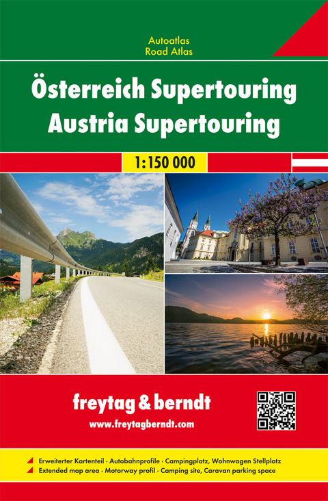 Österreich Supertouring, Autoatlas 1:150.000 - 