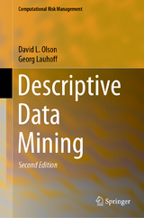 Descriptive Data Mining - Olson, David L.; Lauhoff, Georg