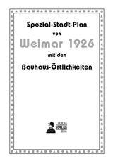 Spezial-Stadt-Plan von Weimar 1926 - Volker Wahl