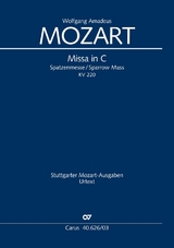 Missa in C (Klavierauszug) - Wolfgang Amadeus Mozart