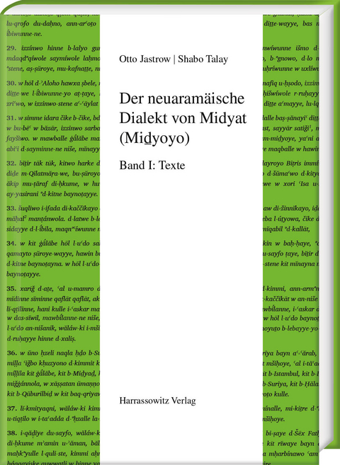 Der neuaramäische Dialekt von Midyat (Miḏyoyo) - Otto Jastrow, Shabo Talay