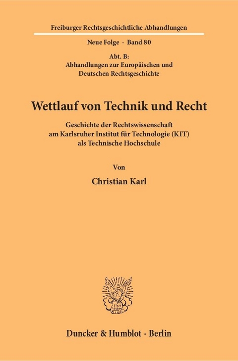 Wettlauf von Technik und Recht. - Christian Karl