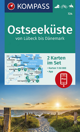 KOMPASS Wanderkarte Ostseeküste von Lübeck bis Dänemark - KOMPASS-Karten GmbH