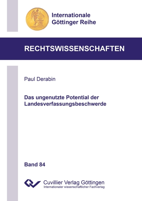 Das ungenutzte Potential der Landesverfassungsbeschwerde - Paul Derabin