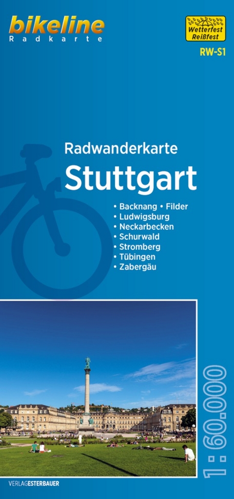 Radwanderkarte Stuttgart RW-S1 - 