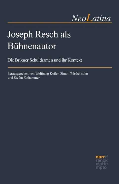 Joseph Resch als Bühnenautor - 