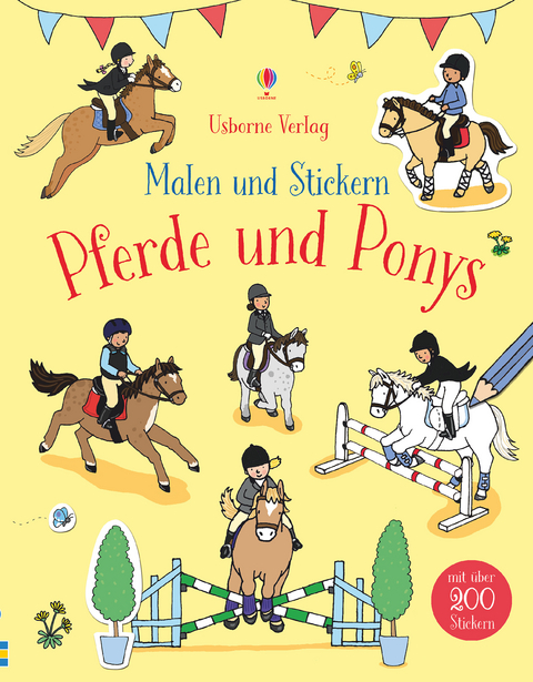 Malen und Stickern - Pferde und Ponys - Fiona Patchett