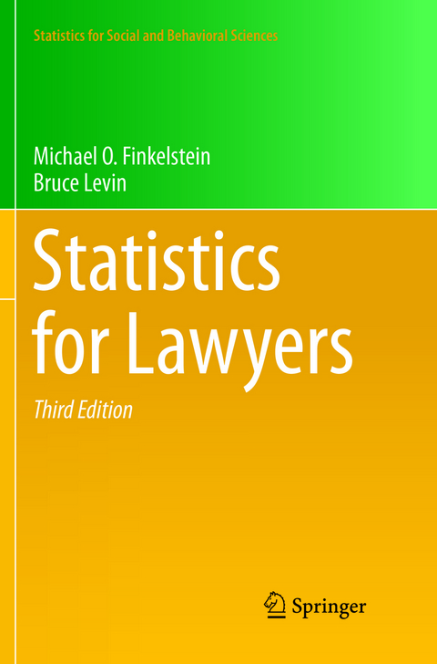 Statistics for Lawyers - Michael O. Finkelstein, Bruce Levin