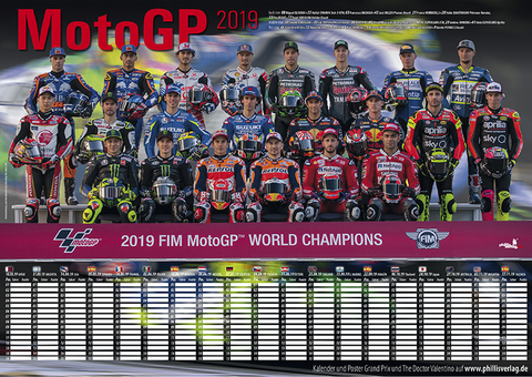 MotoGP 2019 Plakat - Jörg Neubert