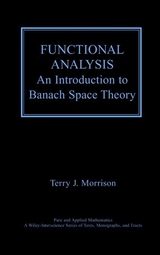 Functional Analysis -  Terry J. Morrison